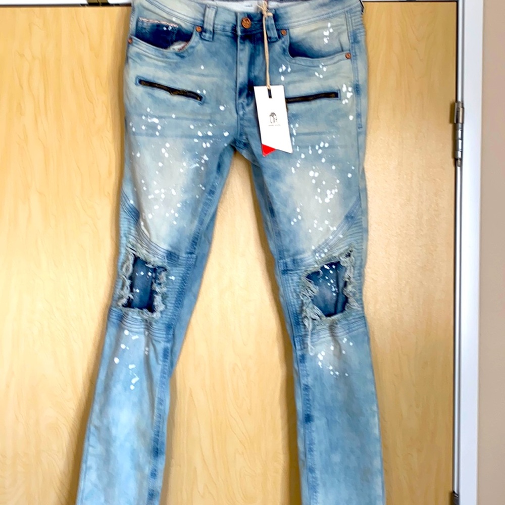 Denim house blue jeans